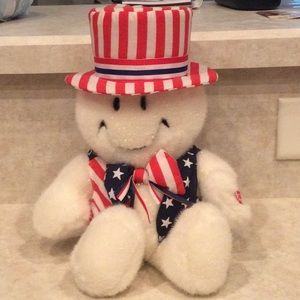 Patriotic Happy Face Wiggle Giggle Talking Plush